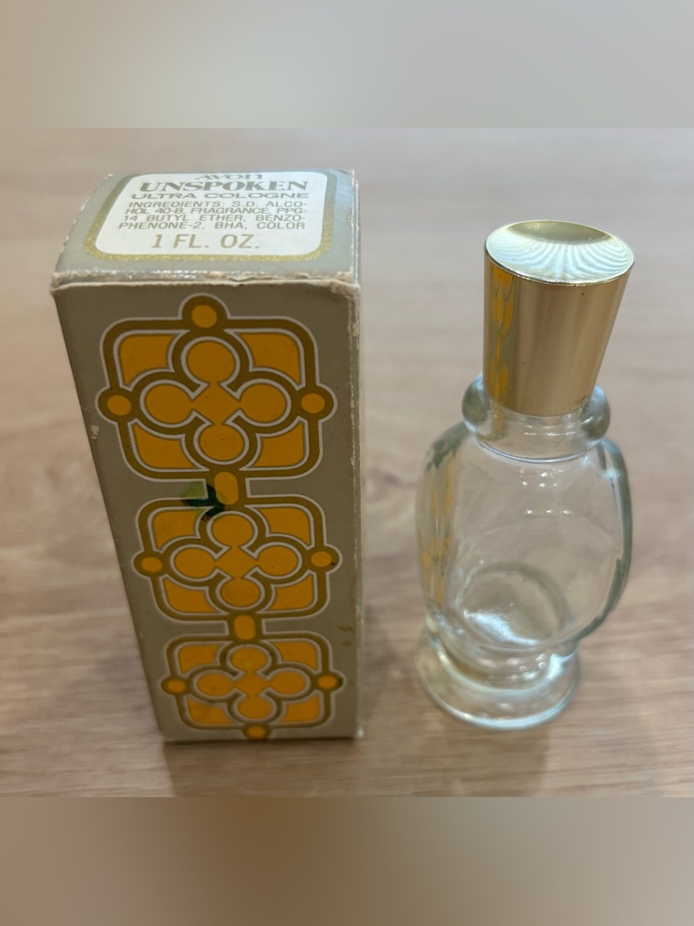 Avon Unspoken Ultra bottle with original box.